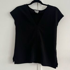 H&M Classic Black V-Neck Blouse